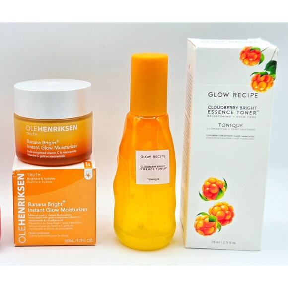 Glow Recipe Cloudberry Brightening Toner/ Ole Henriksen Instant Glow Moisturizer - Picture 1 of 5